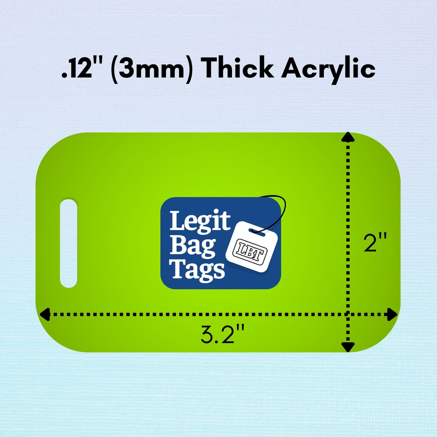 Large Custom Tags - Single