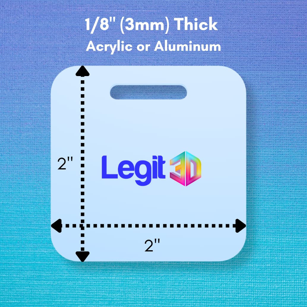 Your Logo Custom Tags - 3 Pack