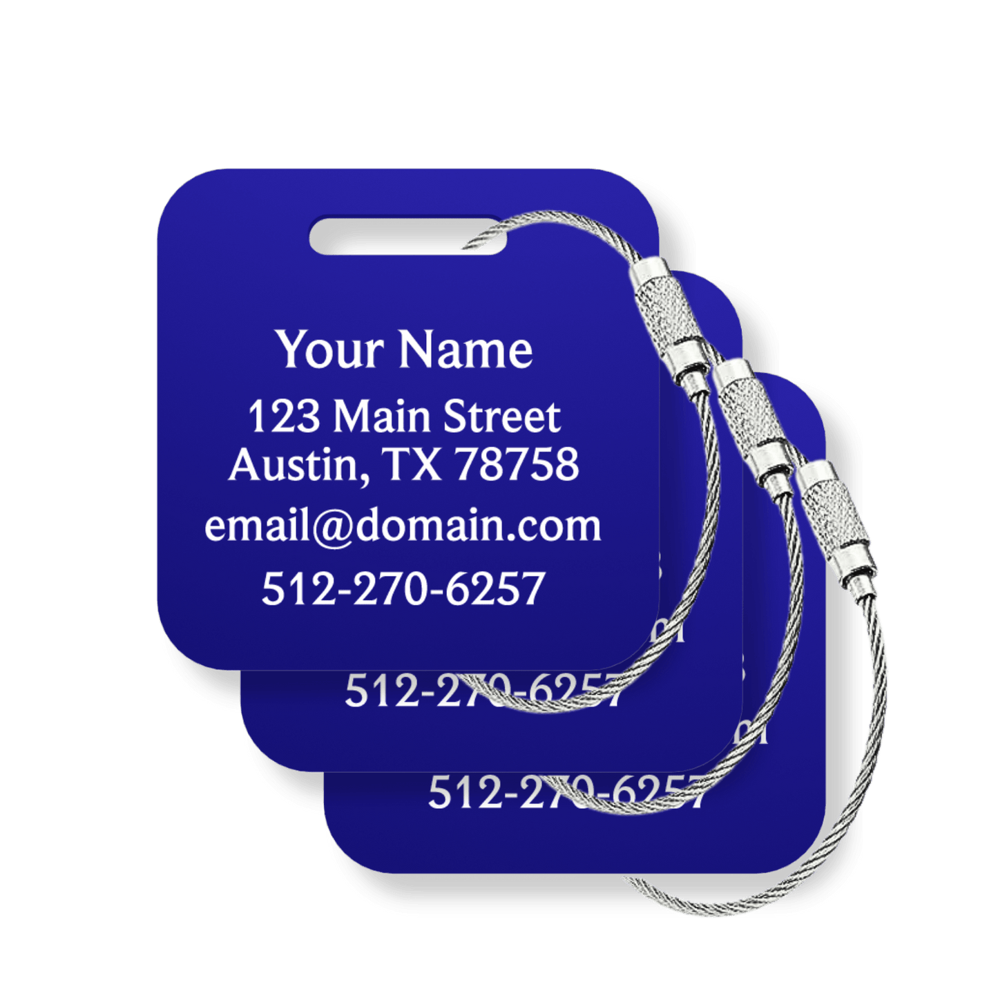 Custom Tags - 3 or 6 Pack