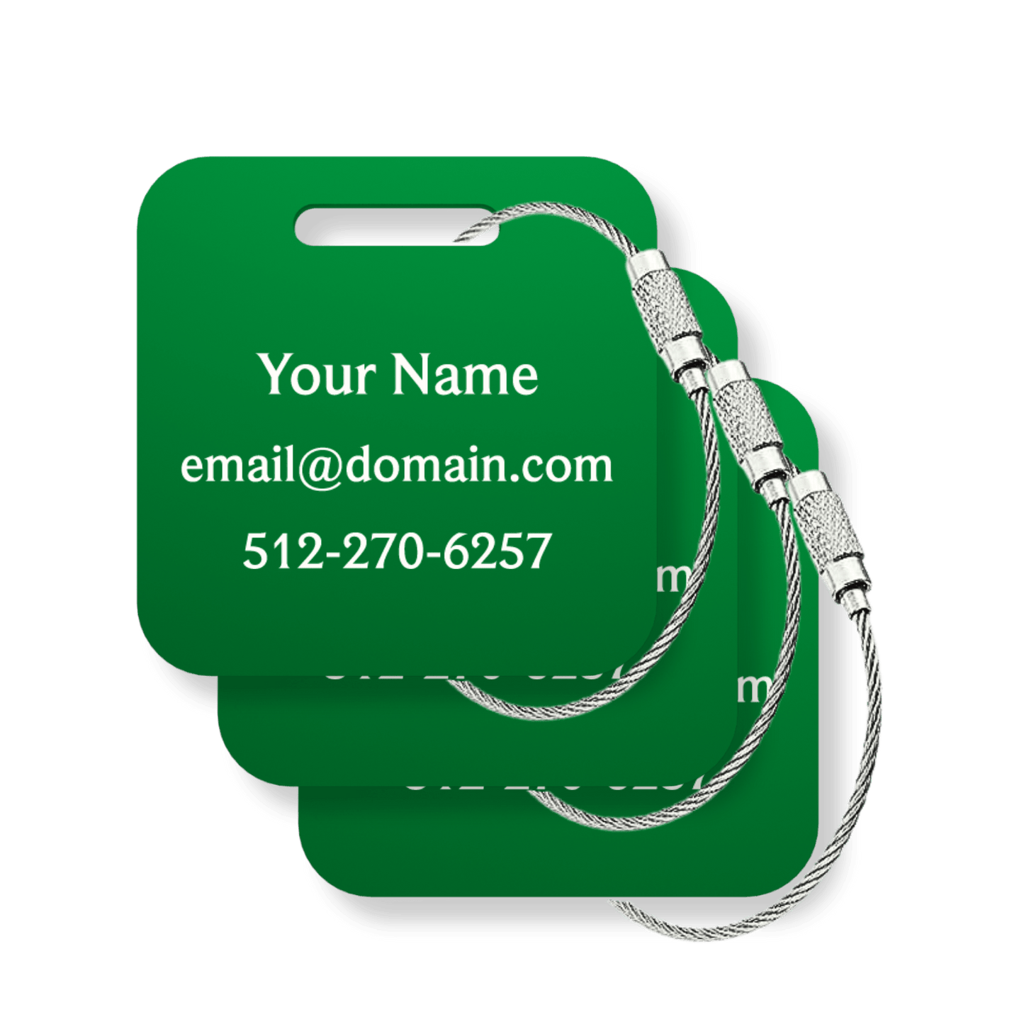 Custom Tags - 3 or 6 Pack