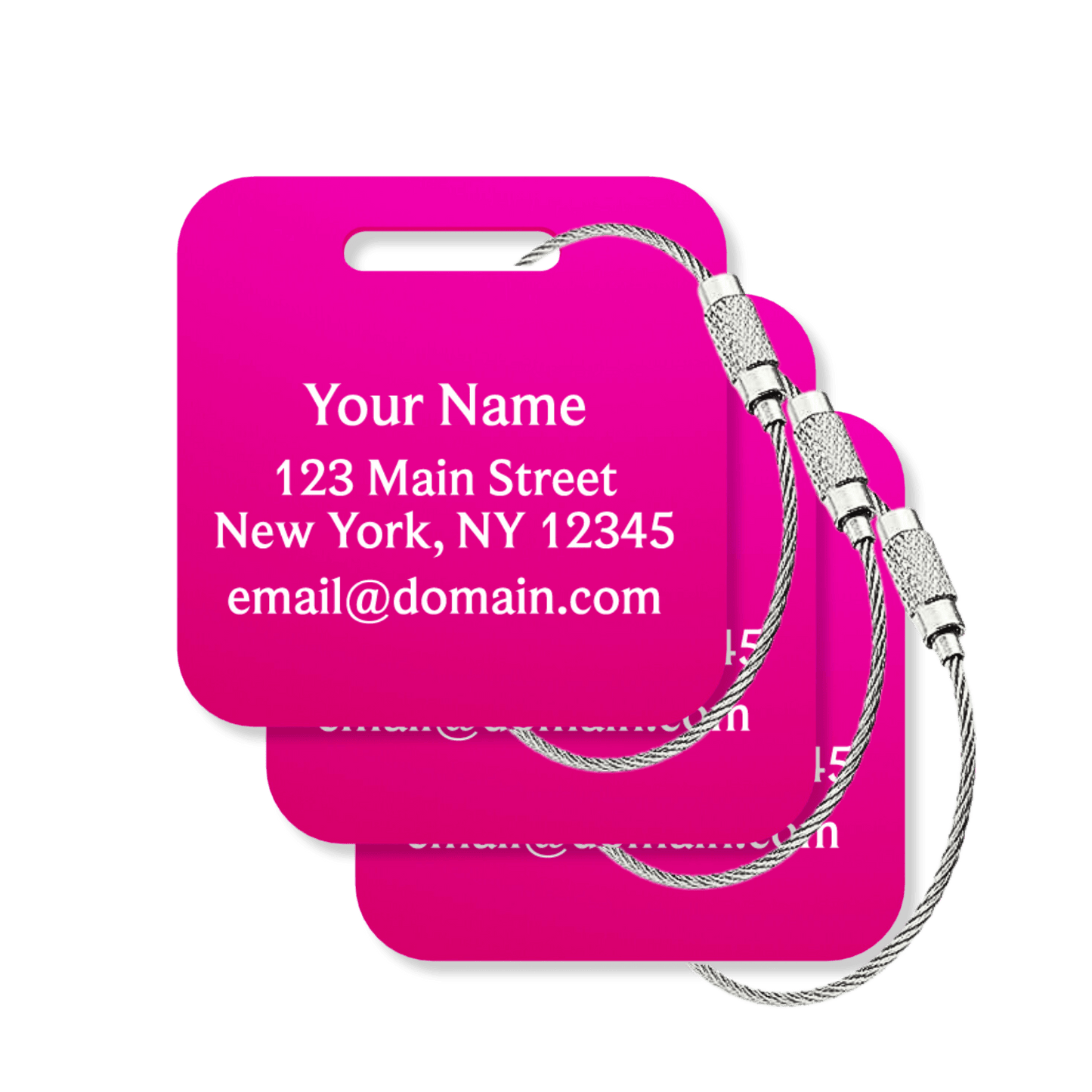 Custom Tags - 3 or 6 Pack