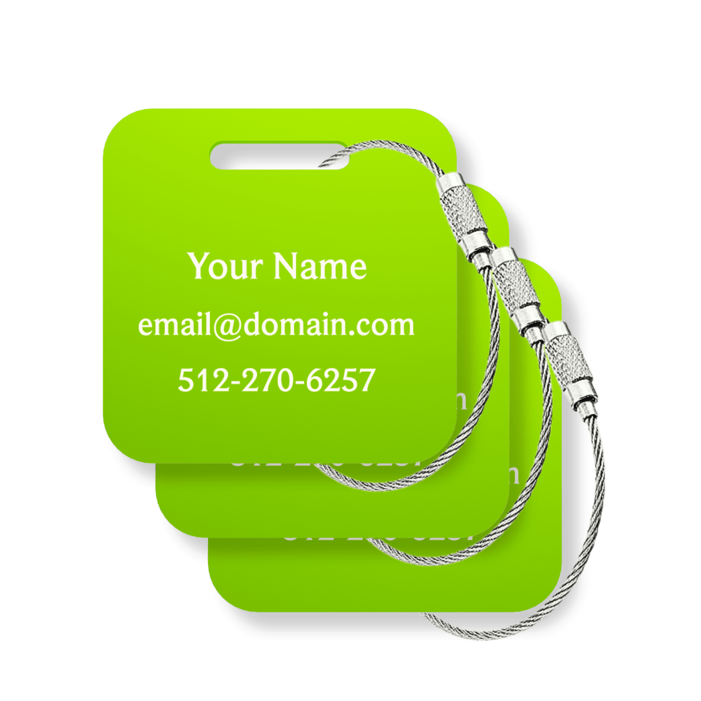 Custom Tags - 3 or 6 Pack