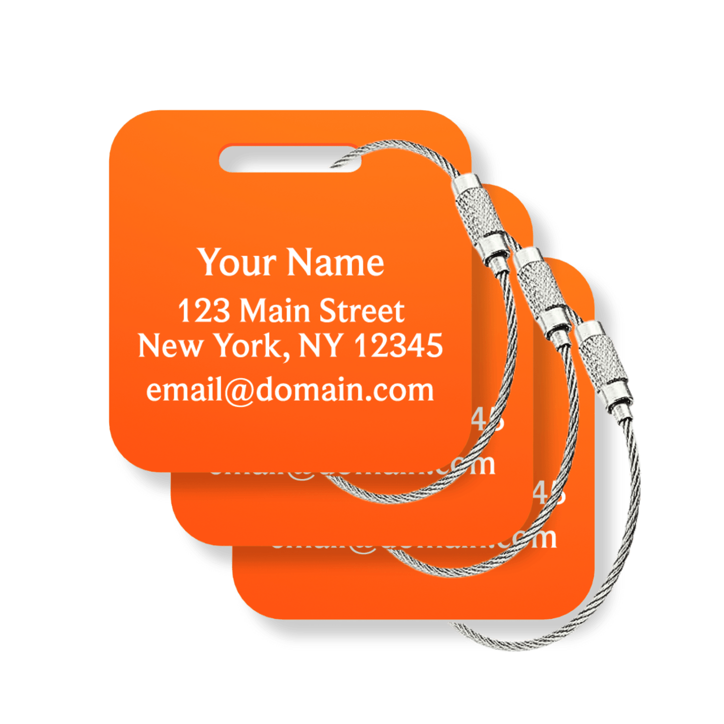 Custom Tags - 3 or 6 Pack