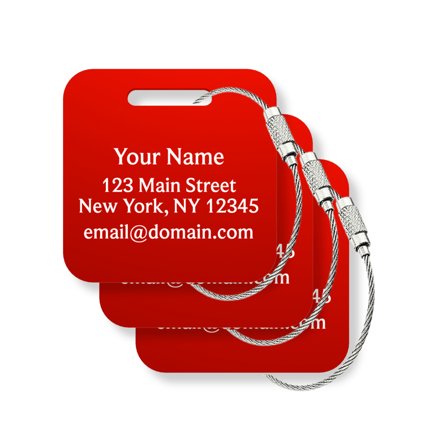 Custom Tags - 3 or 6 Pack