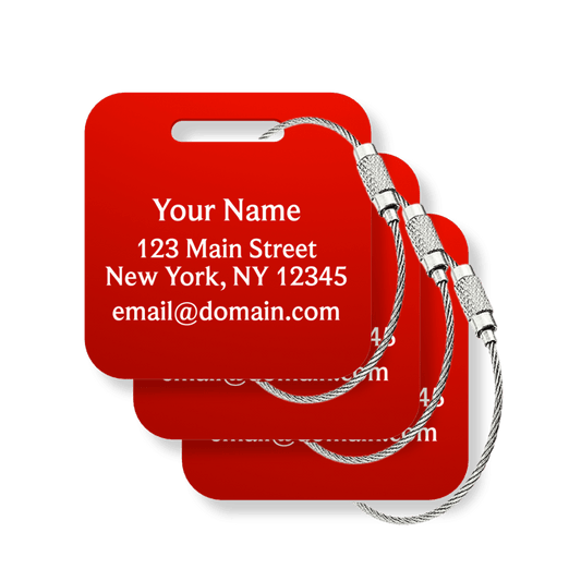 Custom Tags - 3 or 6 Pack