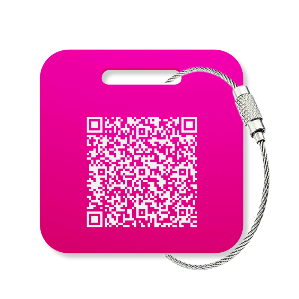 Custom QR Code Tags - 3 Pack