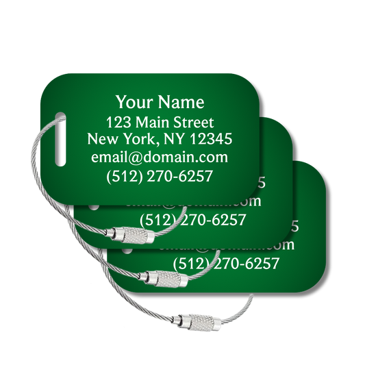 Large Custom Tags - 3 or 6 Pack