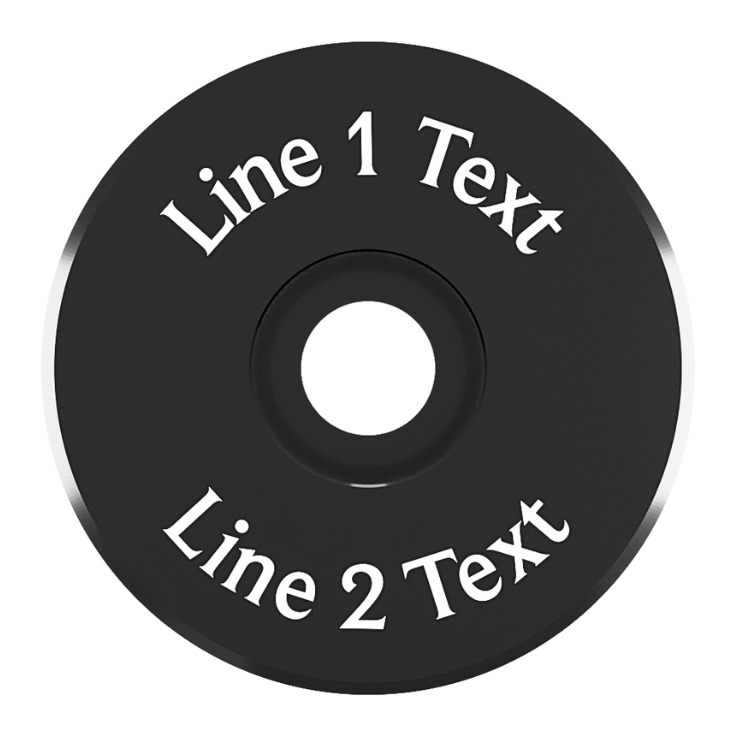 Personalized Text - Headset Caps