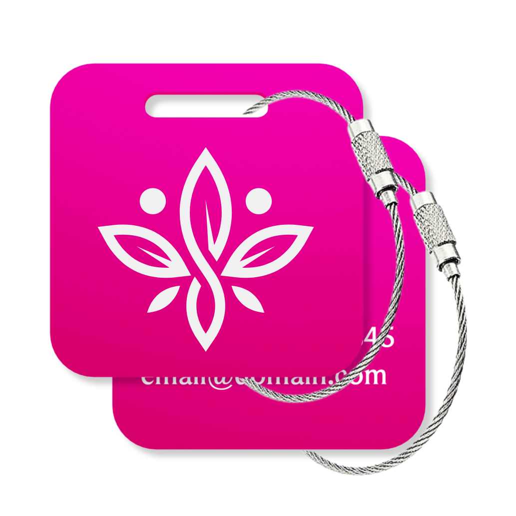 Your Logo Custom Tags - 6 Pack