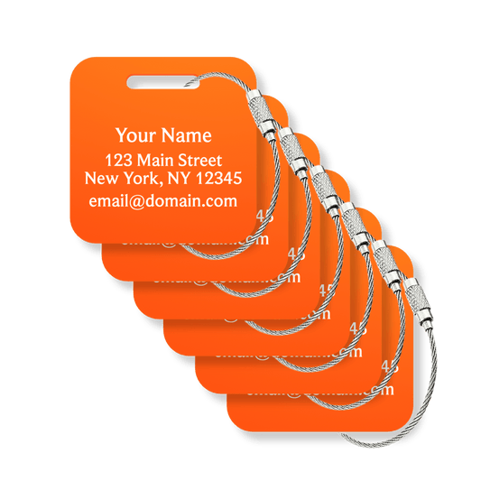 Custom Tags - 6 Pack