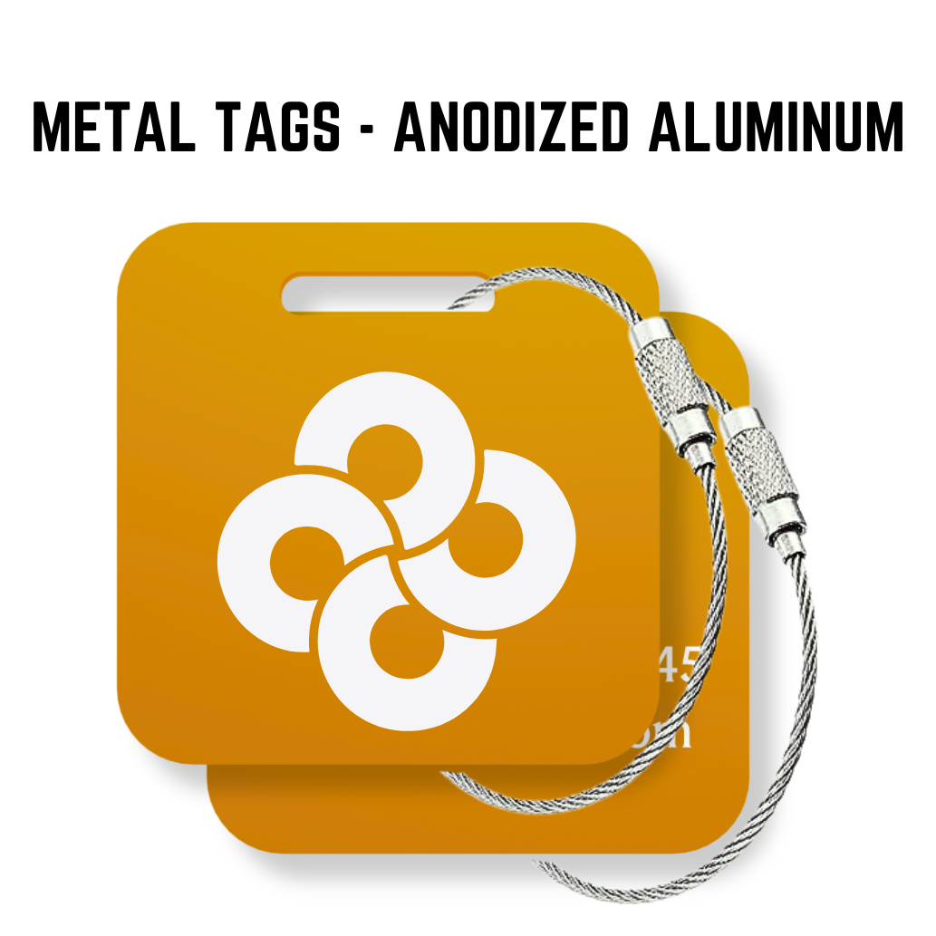 Your Logo Custom Tags - 6 Pack