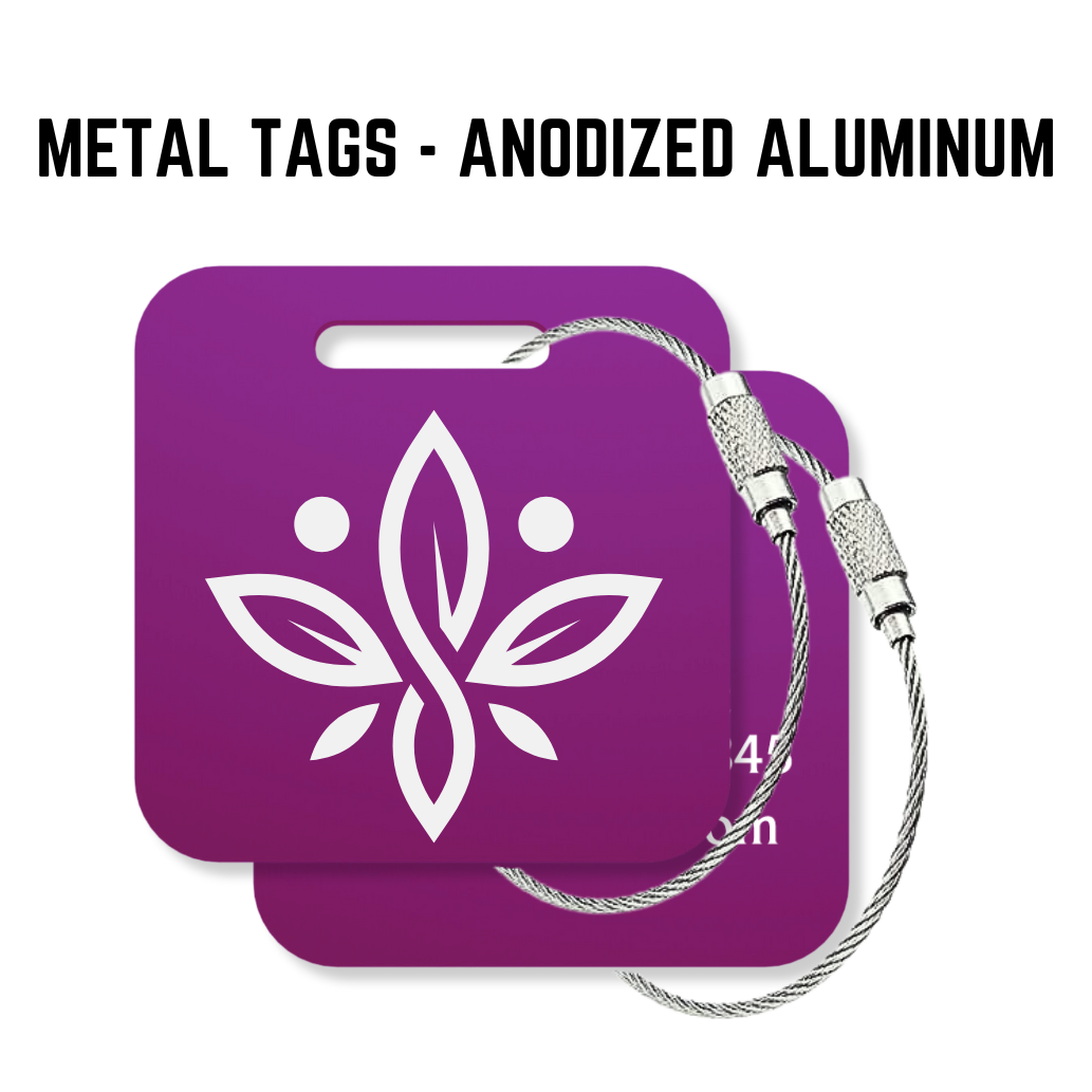 Your Logo Custom Tags - 6 Pack