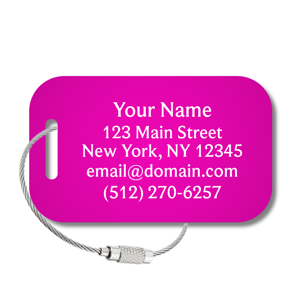 Singleton Tag Large Custom Tags - Single Tag | Legit 3D